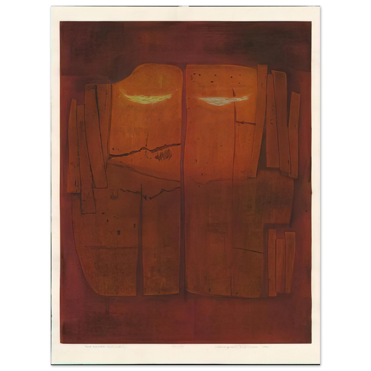 Hiroyuki Tajima - Two Exiles - 1972 Fine Art Poster - Default Title