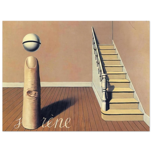 Rene Magritte - FORBIDDEN LITERATURE THE USE OF THE WORD 1936 Fine Art Poster - Default Title
