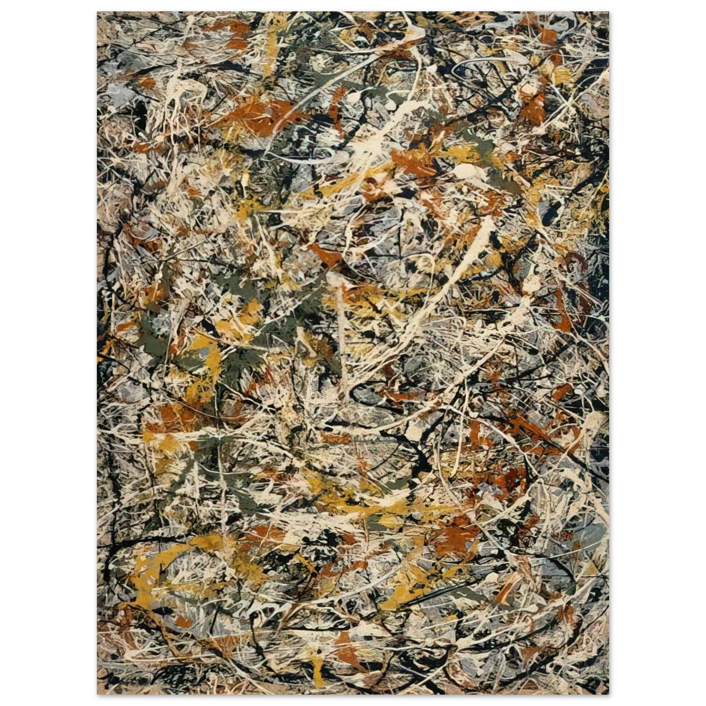 Jackson Pollock - NUMBER 3 1 Fine Art Poster - Default Title