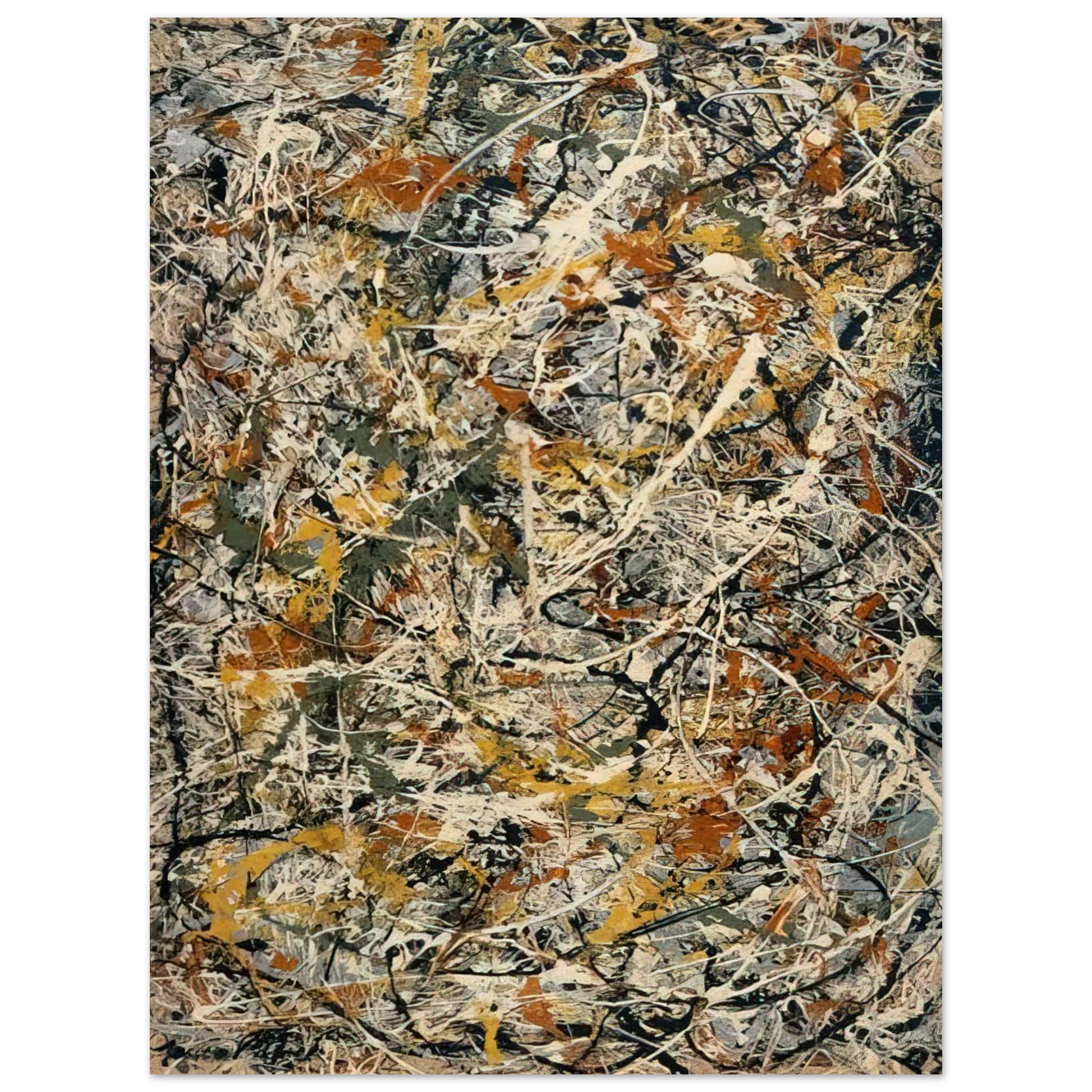 Jackson Pollock - NUMBER 3 1 Fine Art Poster - Default Title