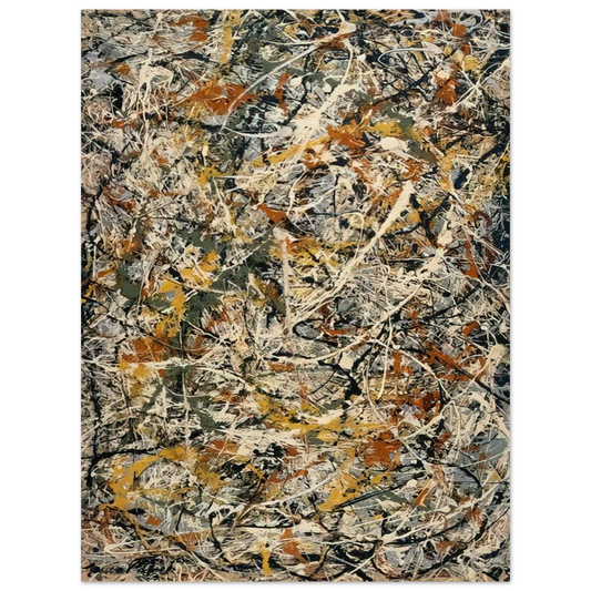 Jackson Pollock - NUMBER 3 1 Fine Art Poster - Default Title