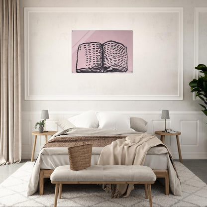 UNTITLED BOOK - Philip Guston Acrylic Print - 70x100 cm / 28x40″ inches