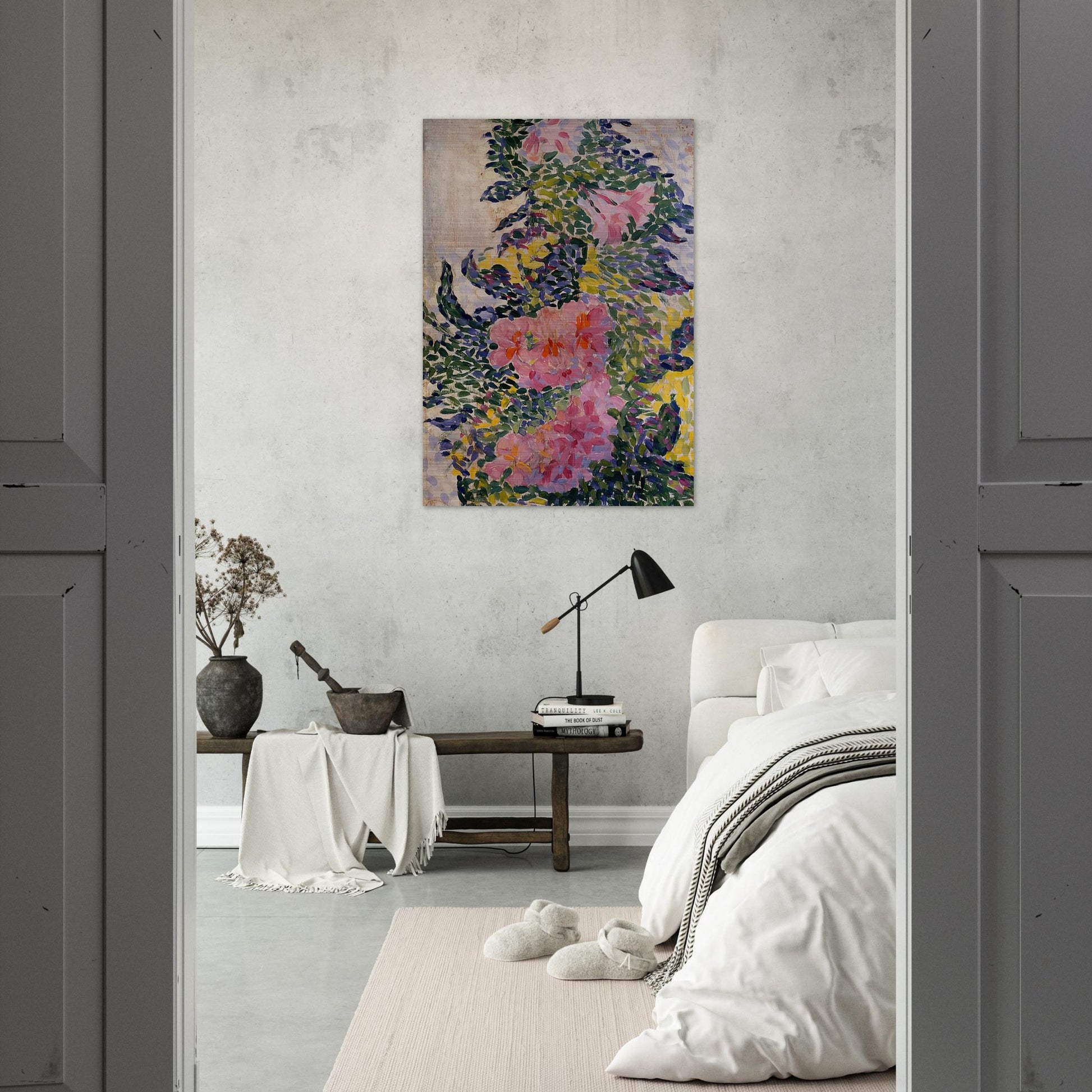 Flowers - Henri-Edmond Cross Brushed Aluminum Print - 70x100 cm / 28x40 inches | Henri-Edmond Cross Aluminum Print | Henri-Edmond Cross Prints
