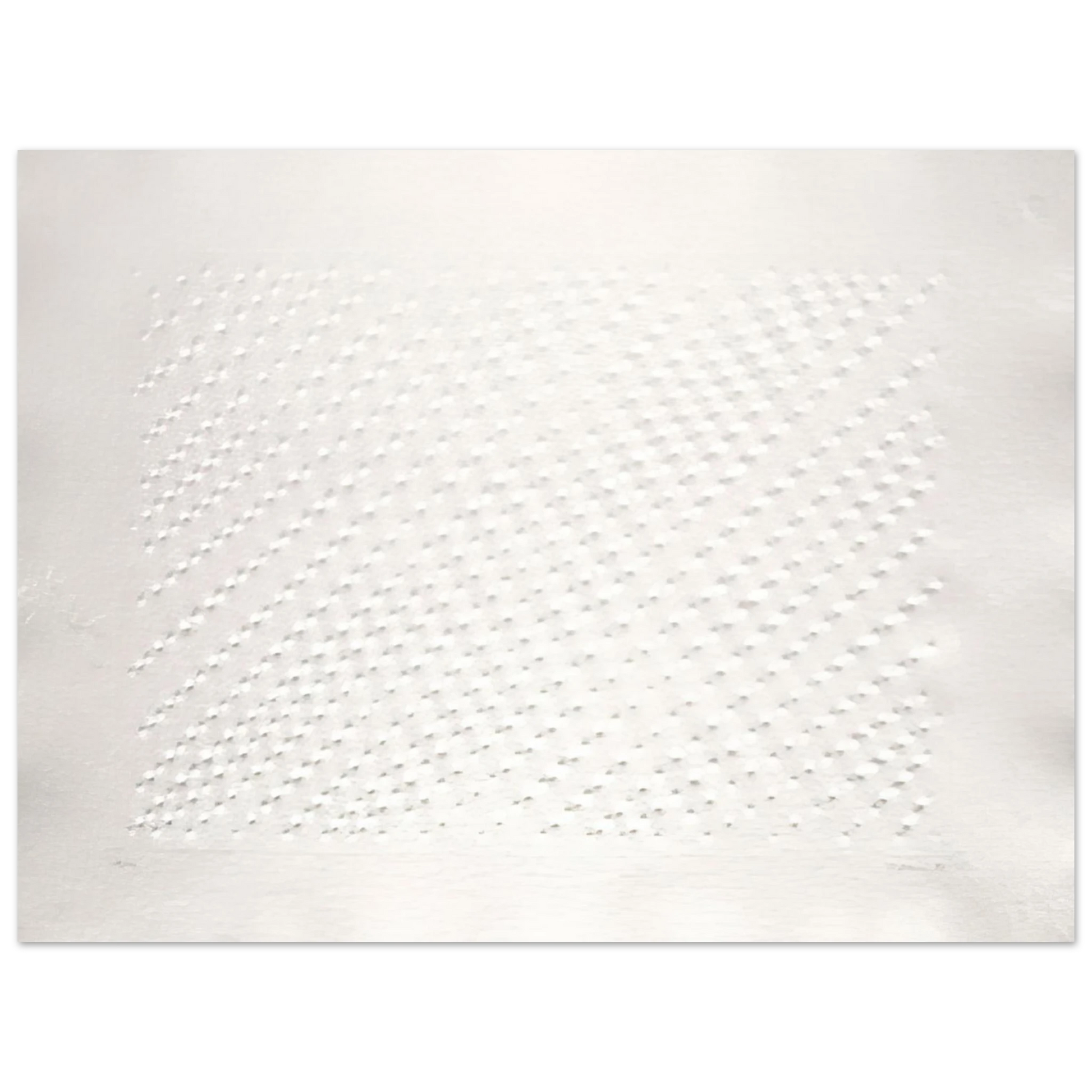 Enrico Castellani - Untitled Hommage á Santomaso - Spatialism Fine Art Poster - Default Title