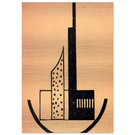 The storm - Laszlo Moholy-Nagy Brushed Aluminum Print - 70x100 cm / 28x40 inches | Laszlo Moholy-Nagy Aluminum Print | Laszlo Moholy-Nagy Prints