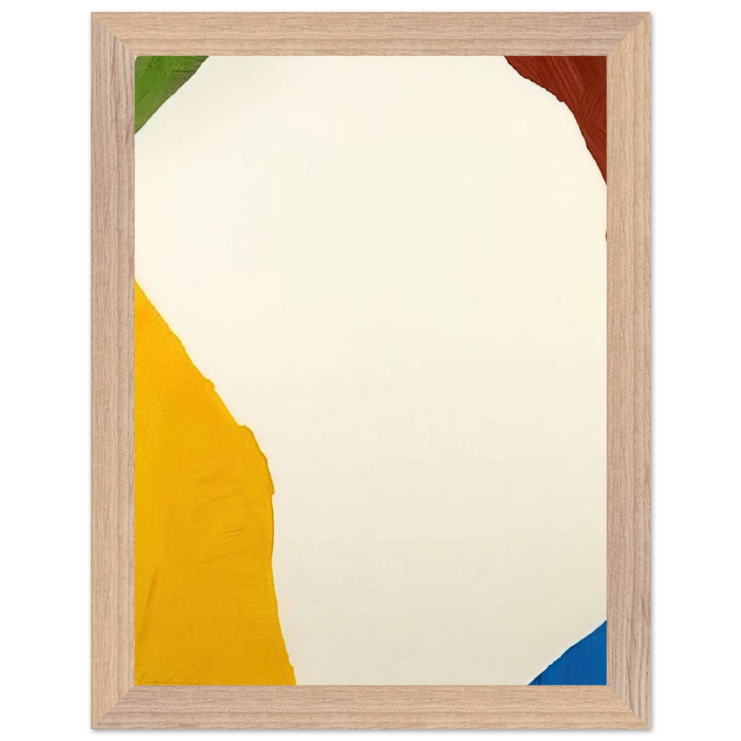 Helen Frankenthaler - Wind Directions - 1970 Wall art - A3 (29.7 x 42  cm) - Premium Wooden Framed Poster With Fine Art Paper - White frame
