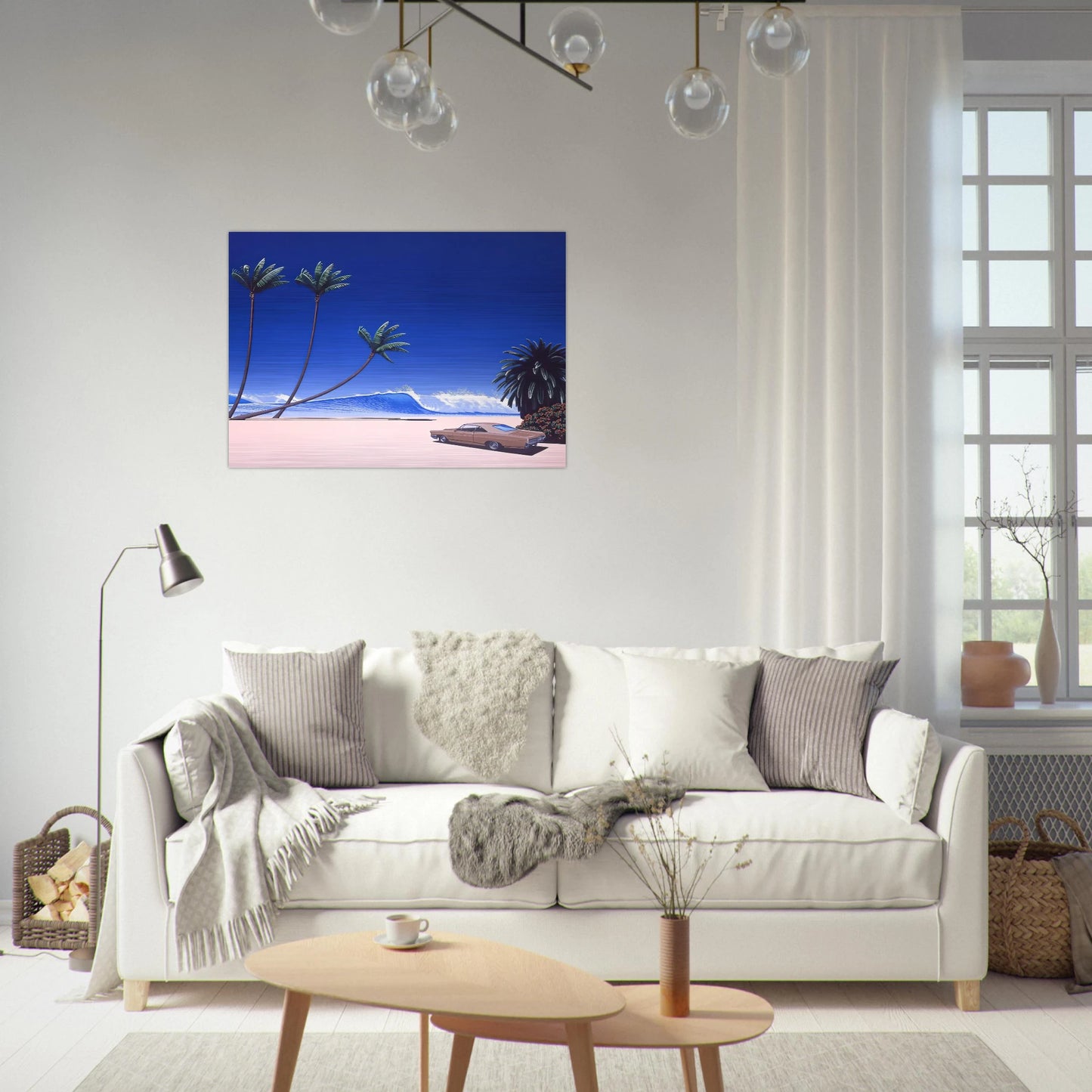 Impender Beach - Hiroshi Nagai Brushed Aluminum Print - 70x100 cm / 28x40 inches | Hiroshi Nagai Aluminum Print | Hiroshi Nagai Prints