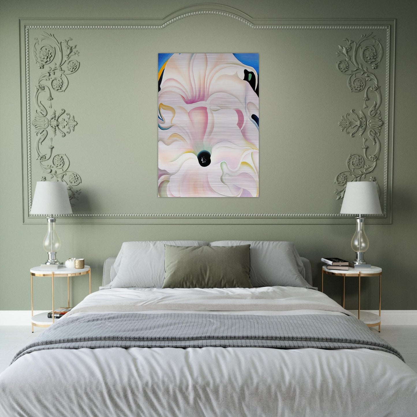 Bella Donna - Georgia O'Keeffe Brushed Aluminum Print - 70x100 cm / 28x40 inches | Georgia O'Keeffe Aluminum Print | Georgia O'Keeffe Prints