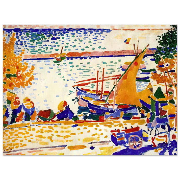 Andre Derain - THE PORT OF COLLIOURE 1905 1  75x100 cm / 30x40inches Fine Art Poster