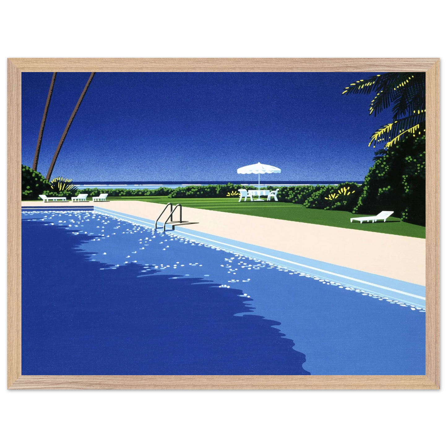 Hiroshi Nagai - Deck Wall Art - 30x40 cm / 12x16 inches - Fine Art Poster - -
