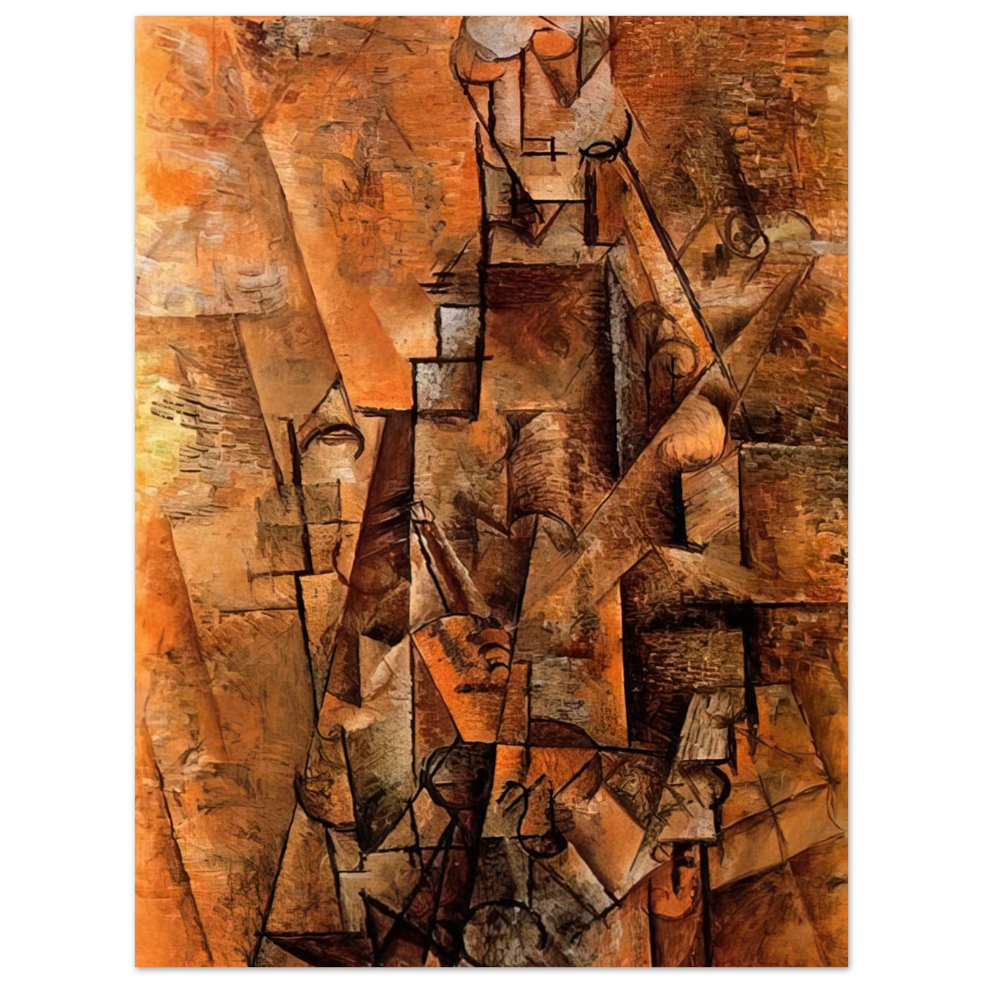 Pablo Picasso - Clarinetist - 1911 Fine Art Poster - Default Title