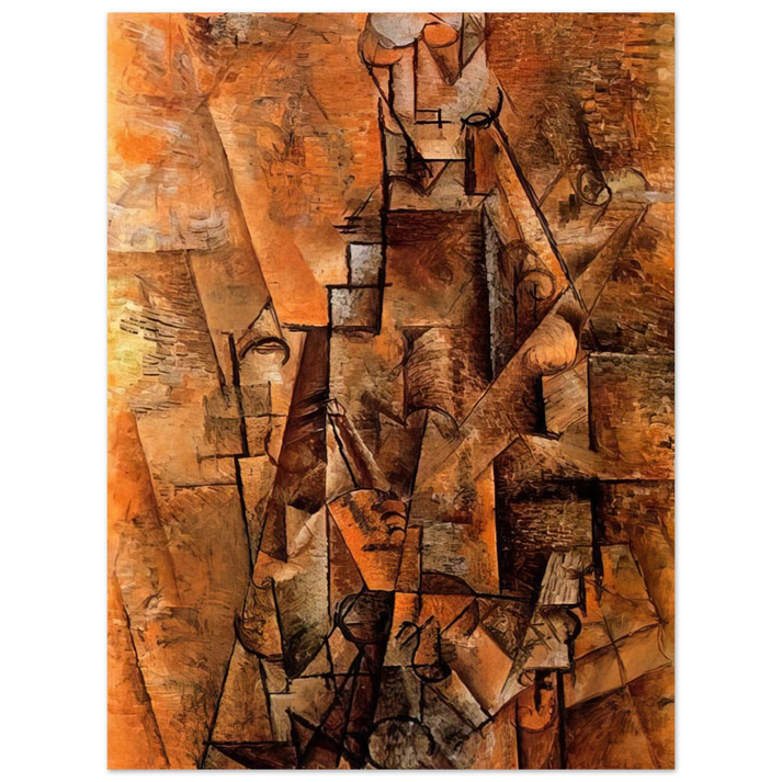 Pablo Picasso - Clarinetist - 1911  75x100 cm / 30x40inches Fine Art Poster