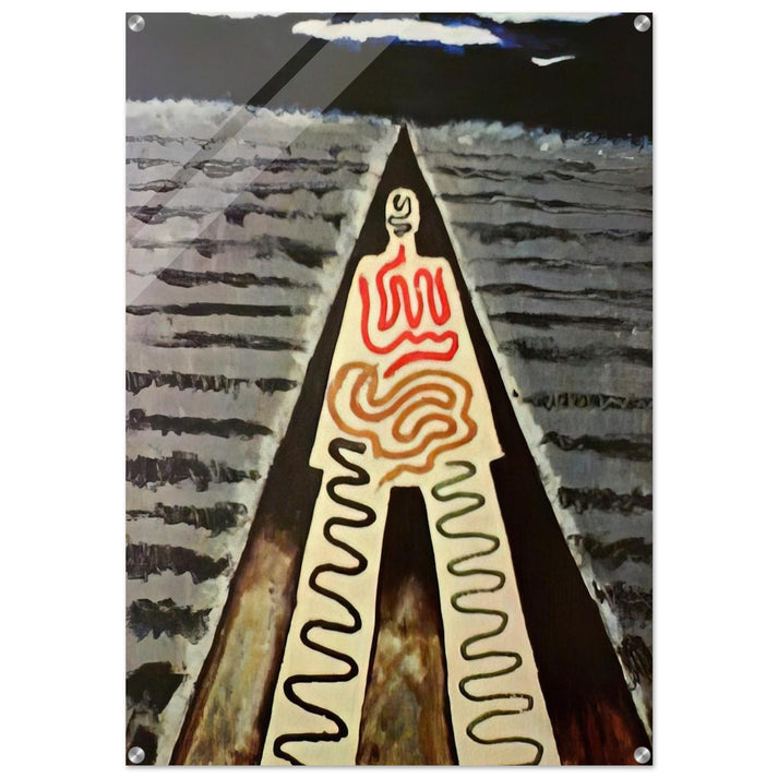 A NIGHT AT SAINT JEAN - Man Ray Acrylic Print - 70x100 cm / 28x40″ inches