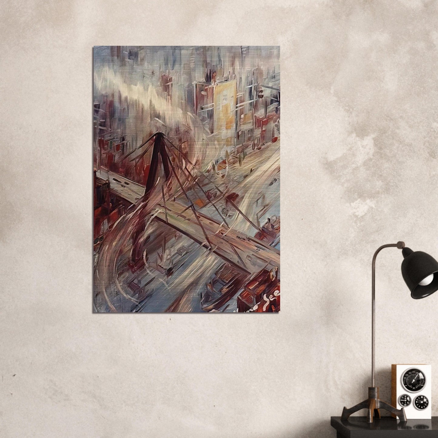 Untitled - 1967 - Konrad Zuse Brushed Aluminum Print - 70x100 cm / 28x40 inches | Konrad Zuse Aluminum Print | Konrad Zuse Prints