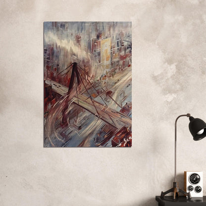 Untitled - 1967 - Konrad Zuse Brushed Aluminum Print - 70x100 cm / 28x40 inches | Konrad Zuse Aluminum Print | Konrad Zuse Prints