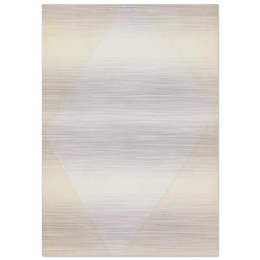 Two Whites - Ellsworth Kelly Brushed Aluminum Print - 70x100 cm / 28x40 inches | Ellsworth Kelly Aluminum Print | Ellsworth Kelly Prints