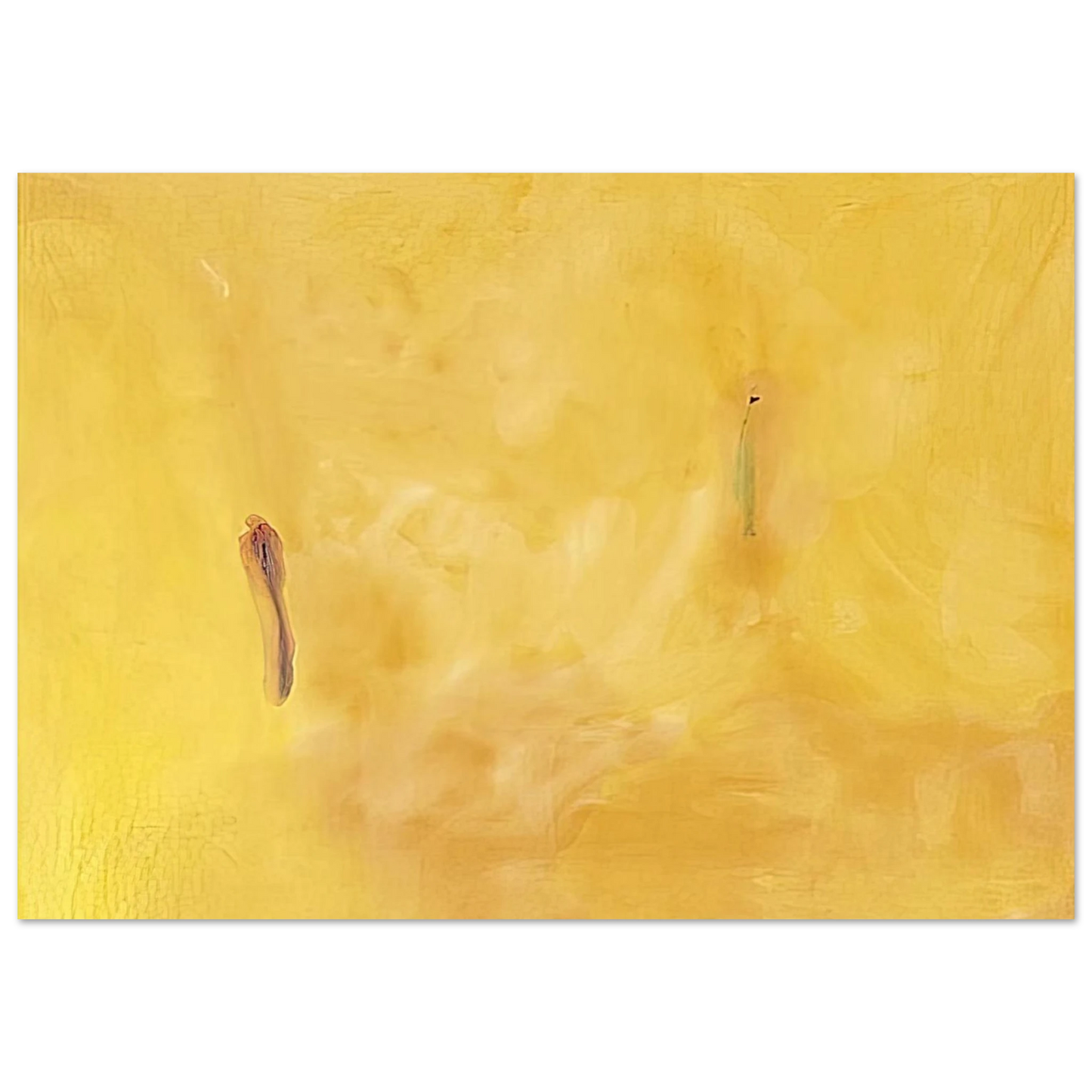 Helen Frankenthaler - Earliness - 1975 Wall art - 20x25 cm / 8x10 inches - Premium Wooden Framed Poster With Fine Art Paper - White frame