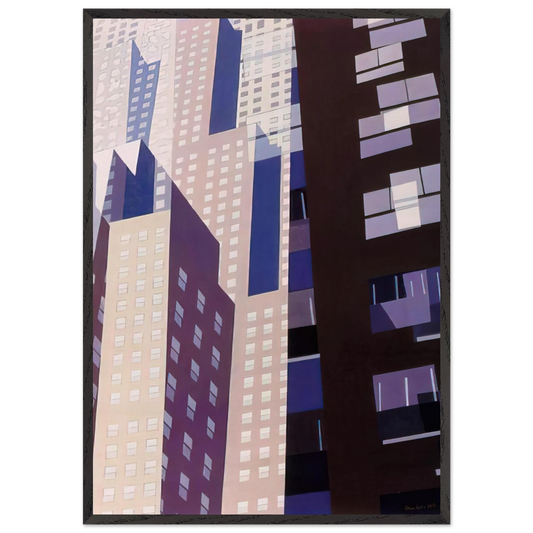 Windows - 1952 - Charles Sheeler Framed Art Print – Black Wooden Frame - Default Title - -Framed Art Print