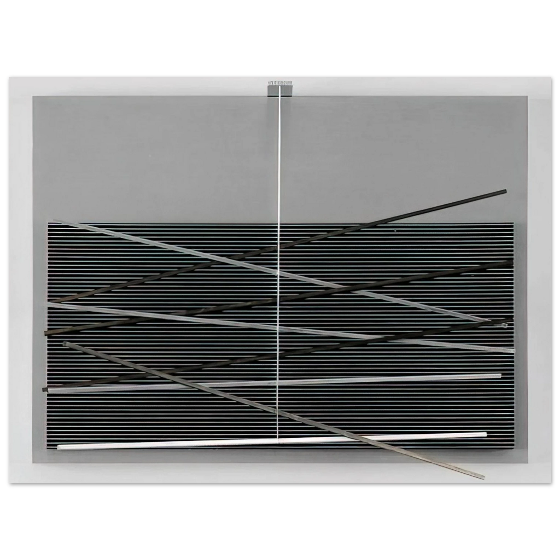Jesus Rafael Soto - VIBRATIONS M TALLIQUES 1969 Fine Art Poster - Default Title