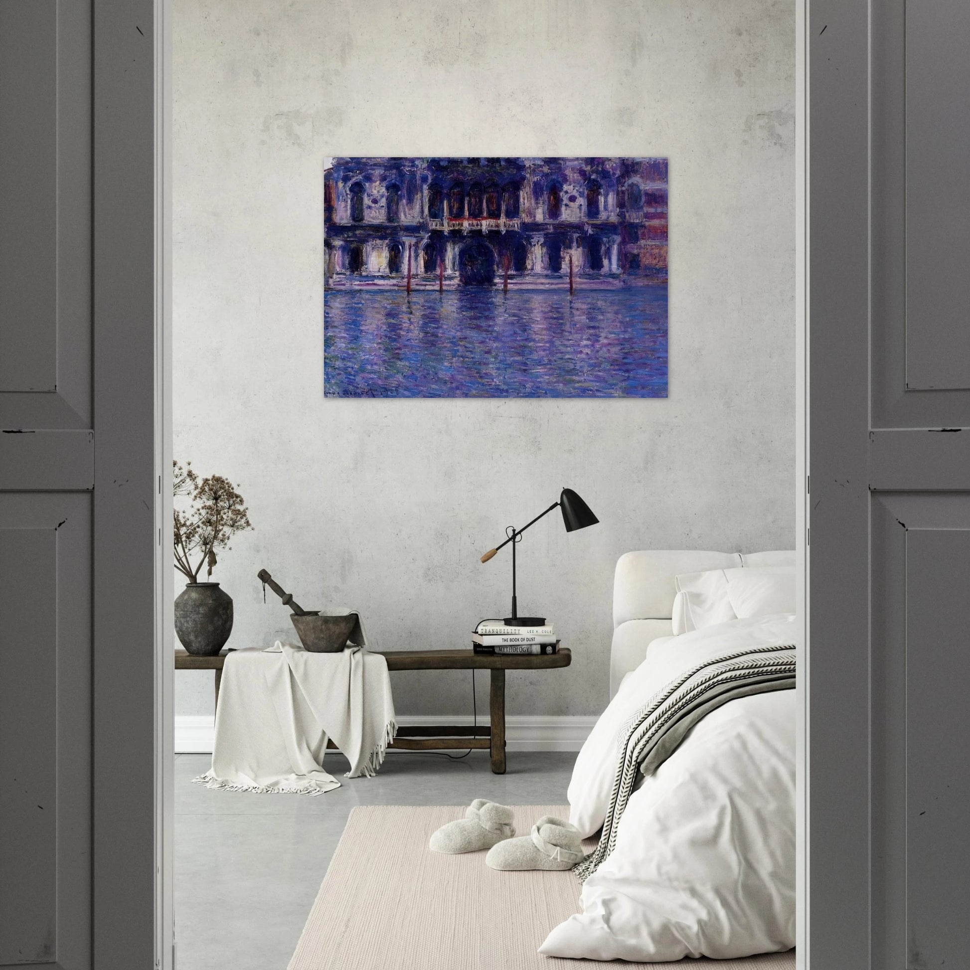 Palazzo Contarini - claude monet Brushed Aluminum Print - 70x100 cm / 28x40 inches | claude monet Aluminum Print | claude monet Prints