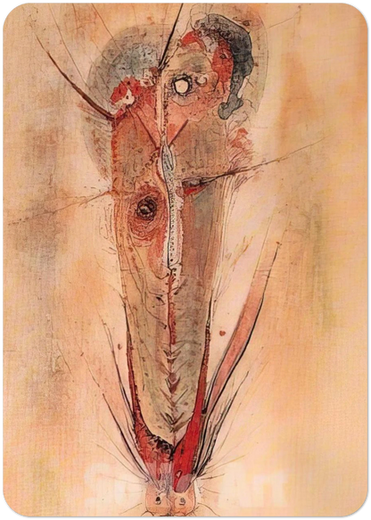 Don Juan - 1944 By Wols Pack of 10 Post Cards | Wols Post Cards | A6 (10.5 x 14.8 cm) - 4.1 x 5.8 inches