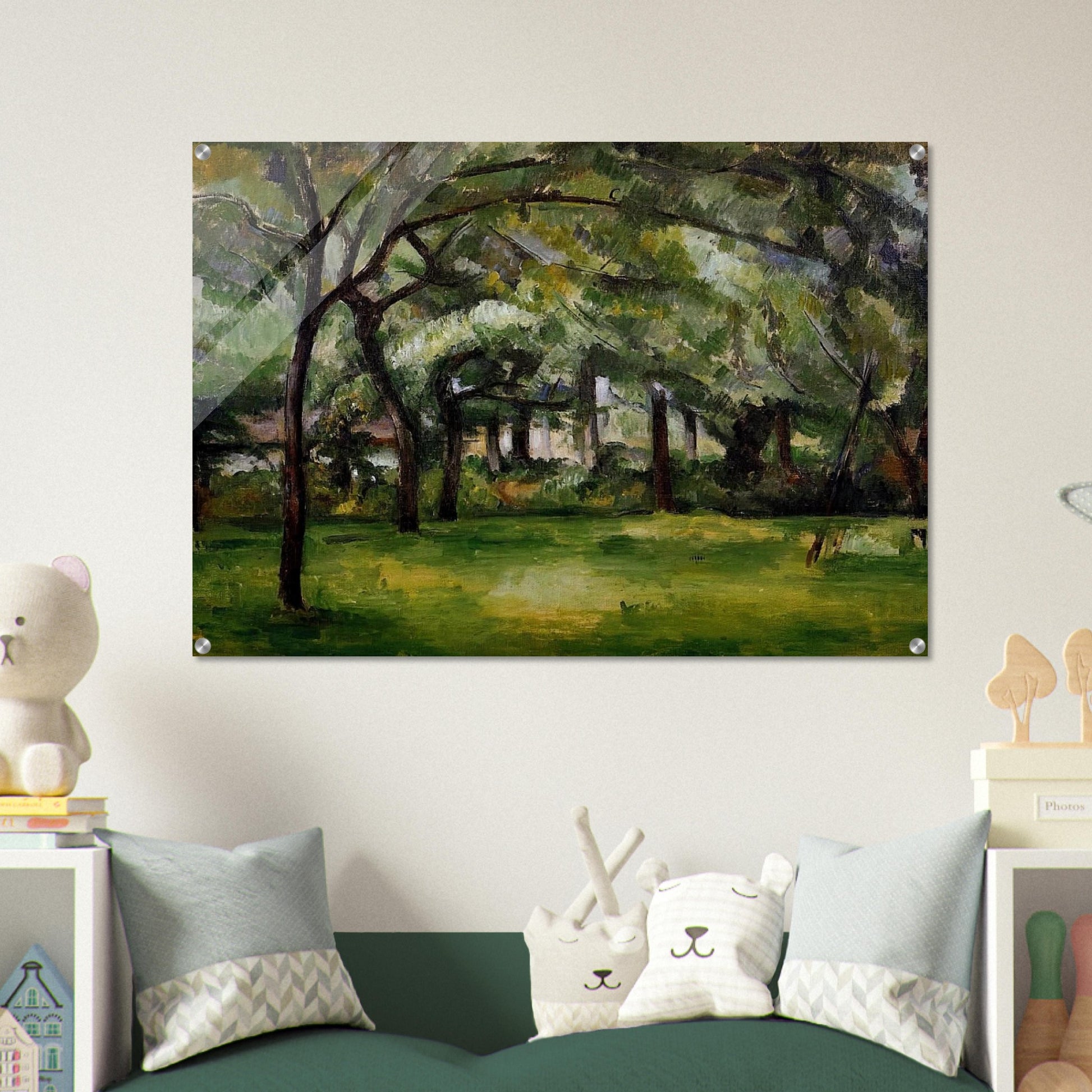 Farm in Normandy. Summer - Paul Cézanne Acrylic Print - 70x100 cm / 28x40″ inches