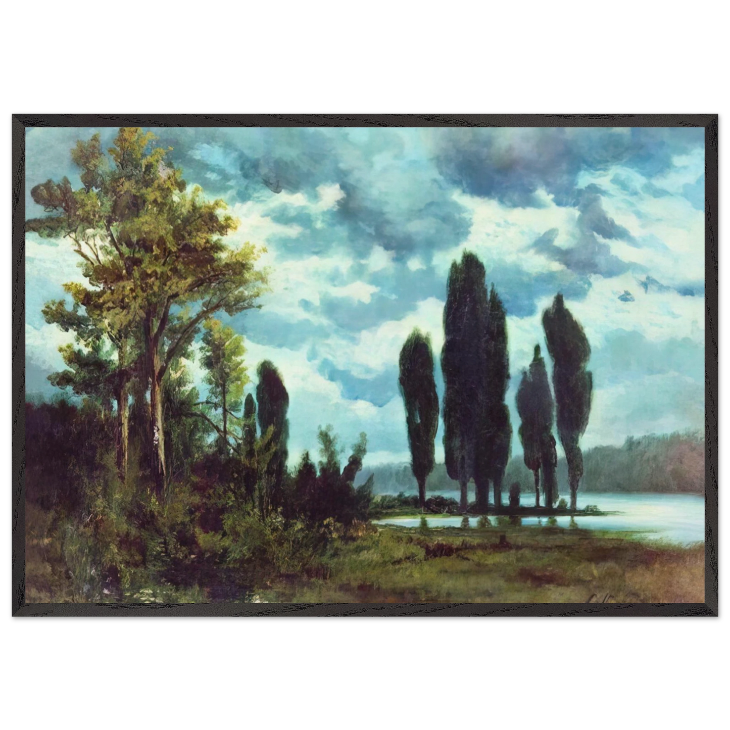 LANDSCAPE N3 - Arkhyp Kuindzhi Framed Art Print – Black Wooden Frame - Default Title - -Framed Art Print