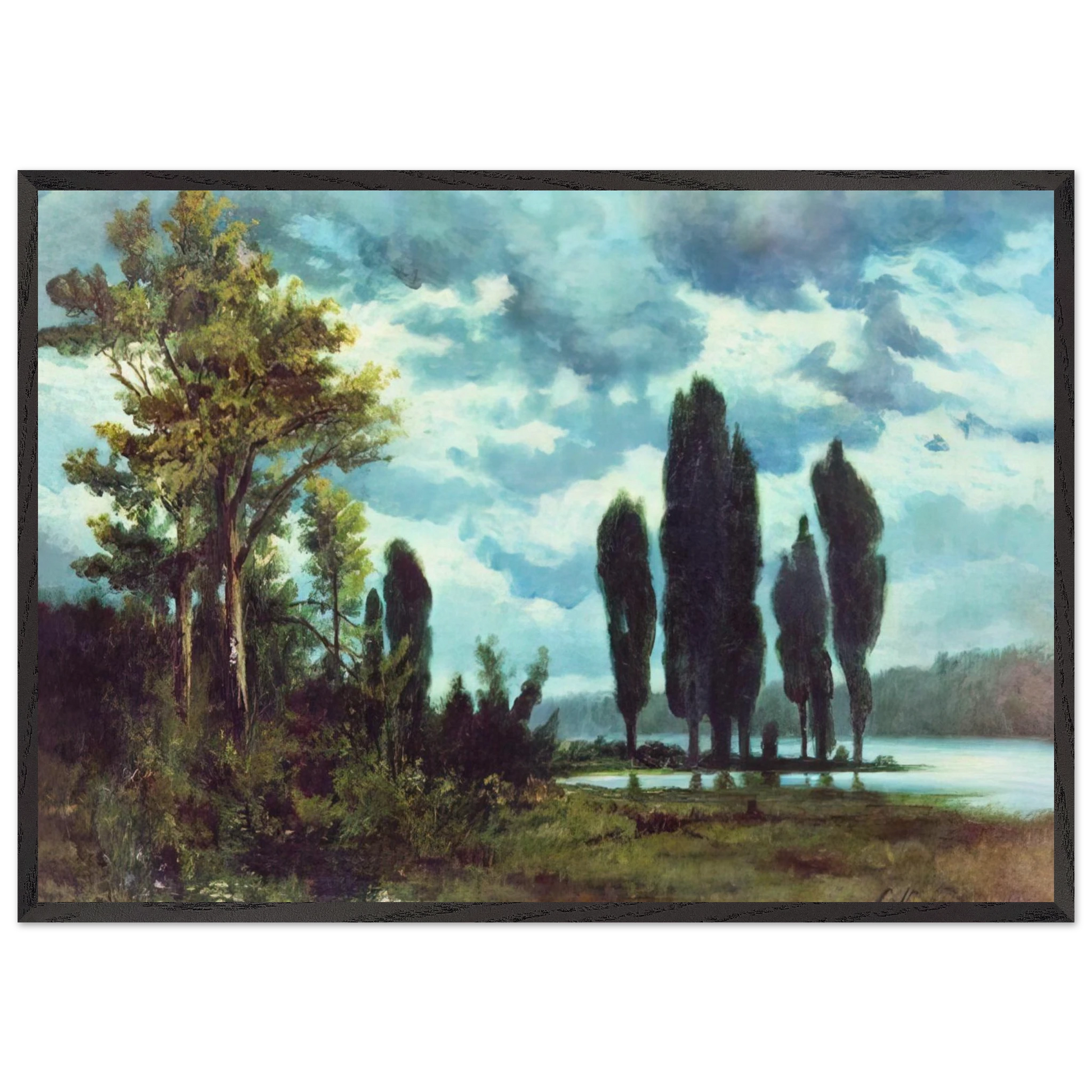 LANDSCAPE N3 - Arkhyp Kuindzhi Framed Art Print – Black Wooden Frame - Default Title - -Framed Art Print