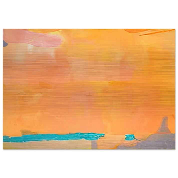 Royal Fireworks - 1975 - Helen Frankenthaler Brushed Aluminum Print - 70x100 cm / 28x40 inches | Helen Frankenthaler Aluminum Print | Helen Frankenthaler Prints