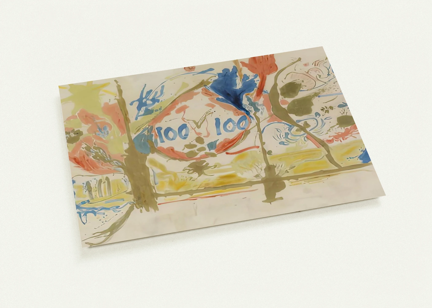Eden, 1956- By Helen Frankenthaler Pack of 10 Post Cards | Helen Frankenthaler Post Cards | A6 (10.5 x 14.8 cm) - 4.1 x 5.8 inches