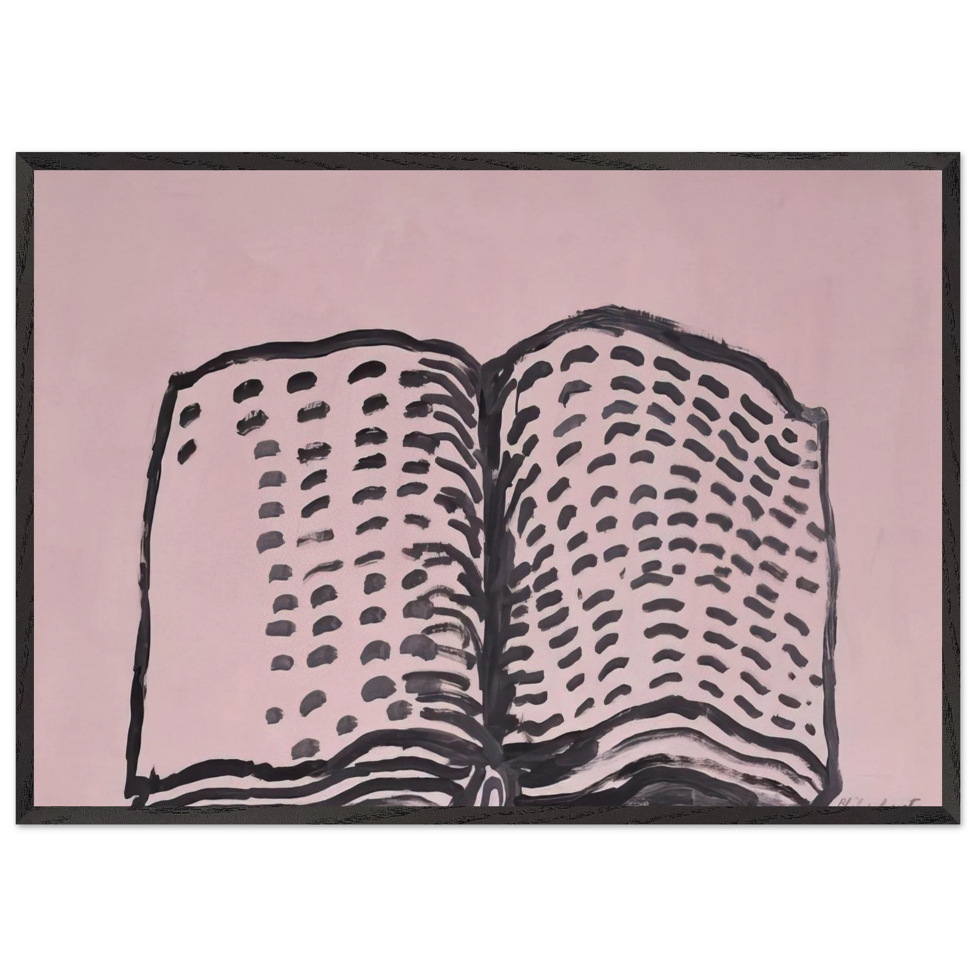 UNTITLED BOOK - Philip Guston Framed Art Print – Black Wooden Frame - Default Title - -Framed Art Print