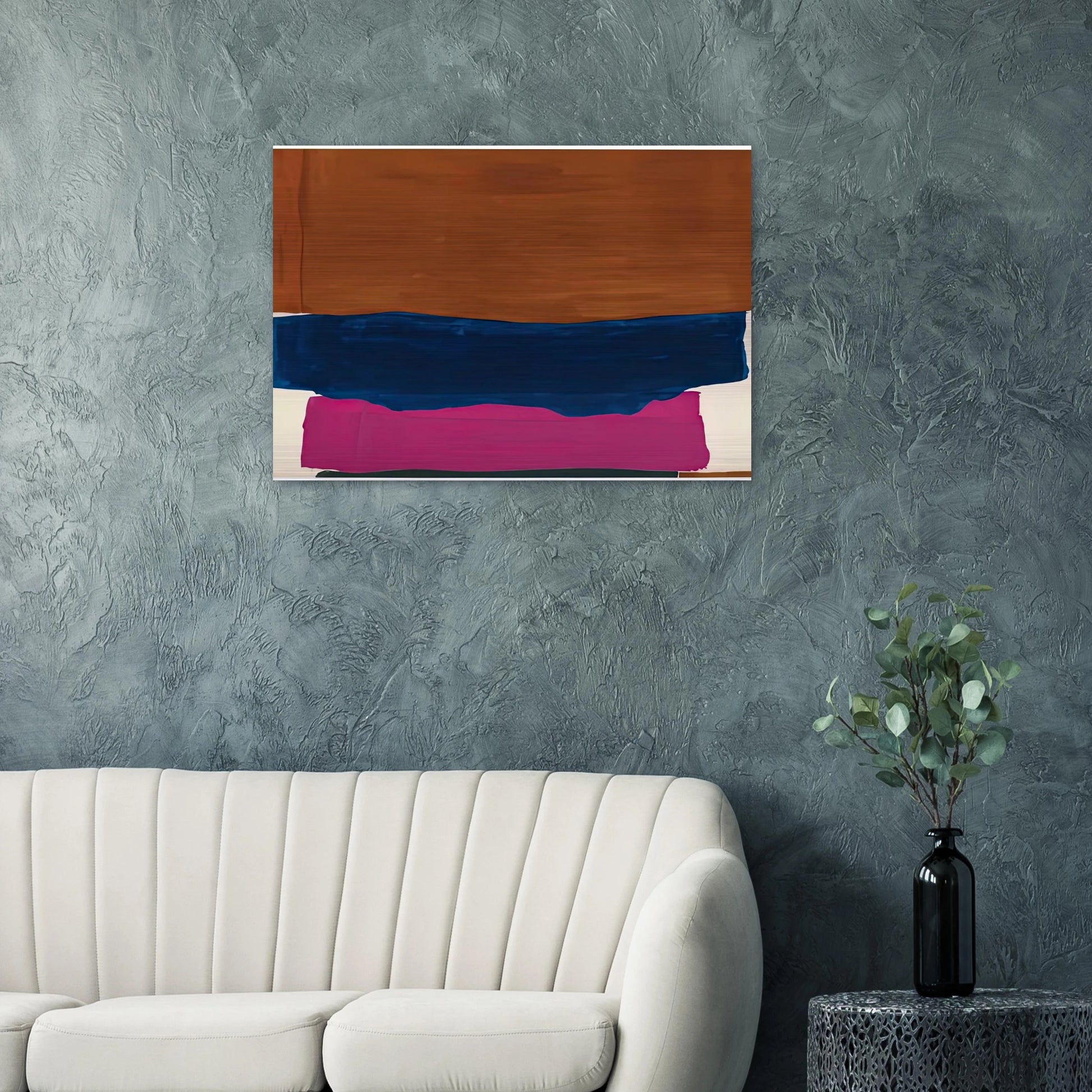 Indian Summer, 1967- - Helen Frankenthaler Brushed Aluminum Print - 70x100 cm / 28x40 inches | Helen Frankenthaler Aluminum Print | Helen Frankenthaler Prints