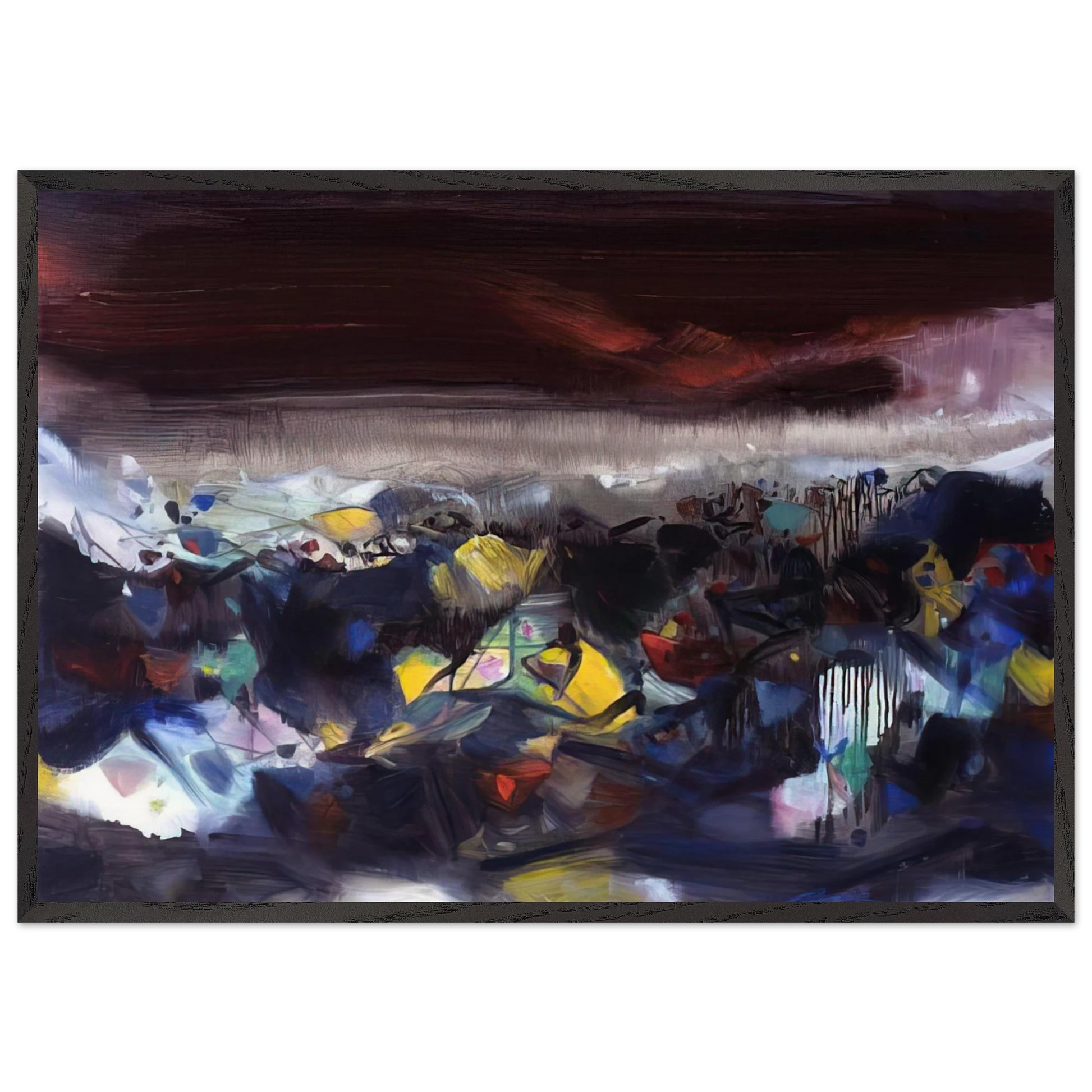 PUISSANCE OC ANIQUE 2004 - Chu teh Chun Framed Art Print – Black Wooden Frame - Default Title - -Framed Art Print