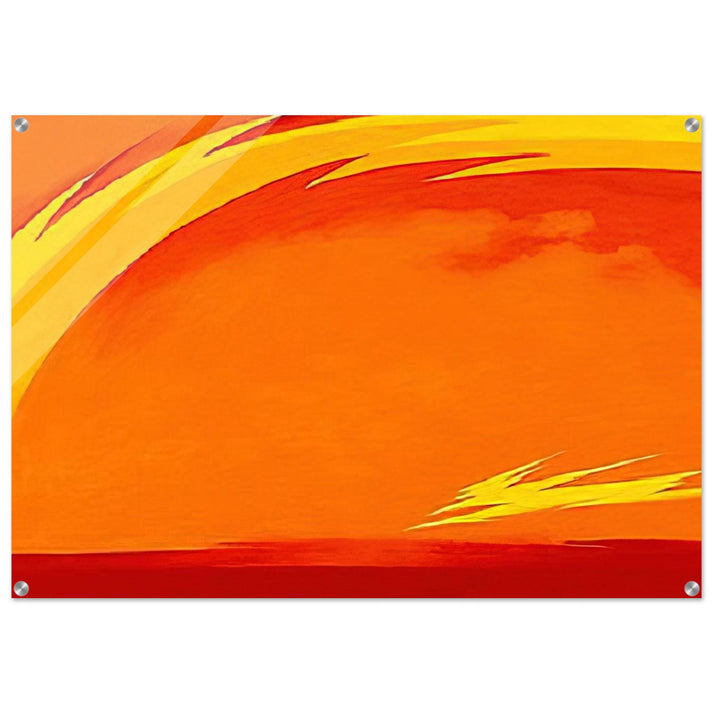 From the Plains II - Georgia O'Keeffe Acrylic Print - 70x100 cm / 28x40″ inches | Georgia O'Keeffe Wall Art | Georgia O'Keeffe Prints