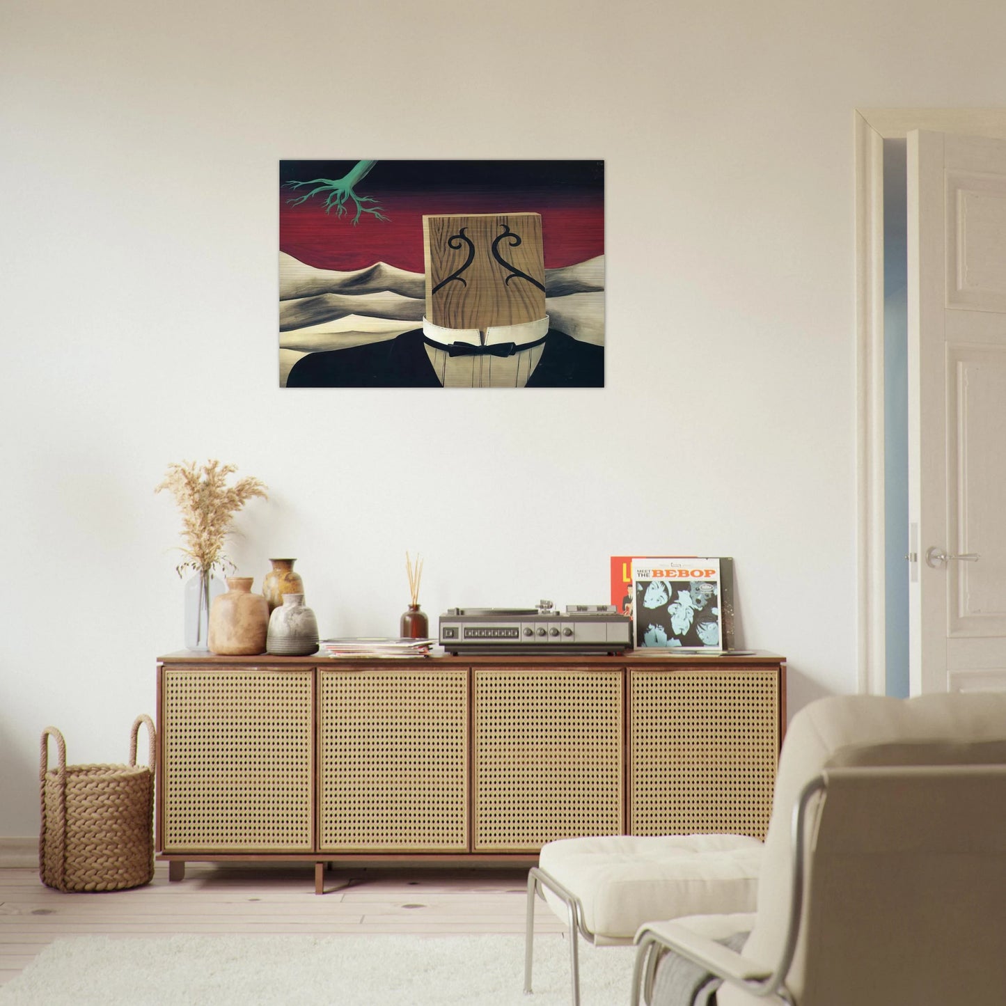 THE CONQUEROR 1926 - Rene Magritte Brushed Aluminum Print - 70x100 cm / 28x40 inches | Rene Magritte Aluminum Print | Rene Magritte Prints