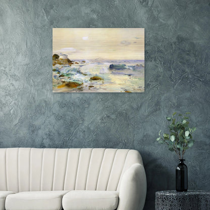 On the Brittany Coast - Childe Hassam Brushed Aluminum Print - 70x100 cm / 28x40 inches | Childe Hassam Aluminum Print | Childe Hassam Prints