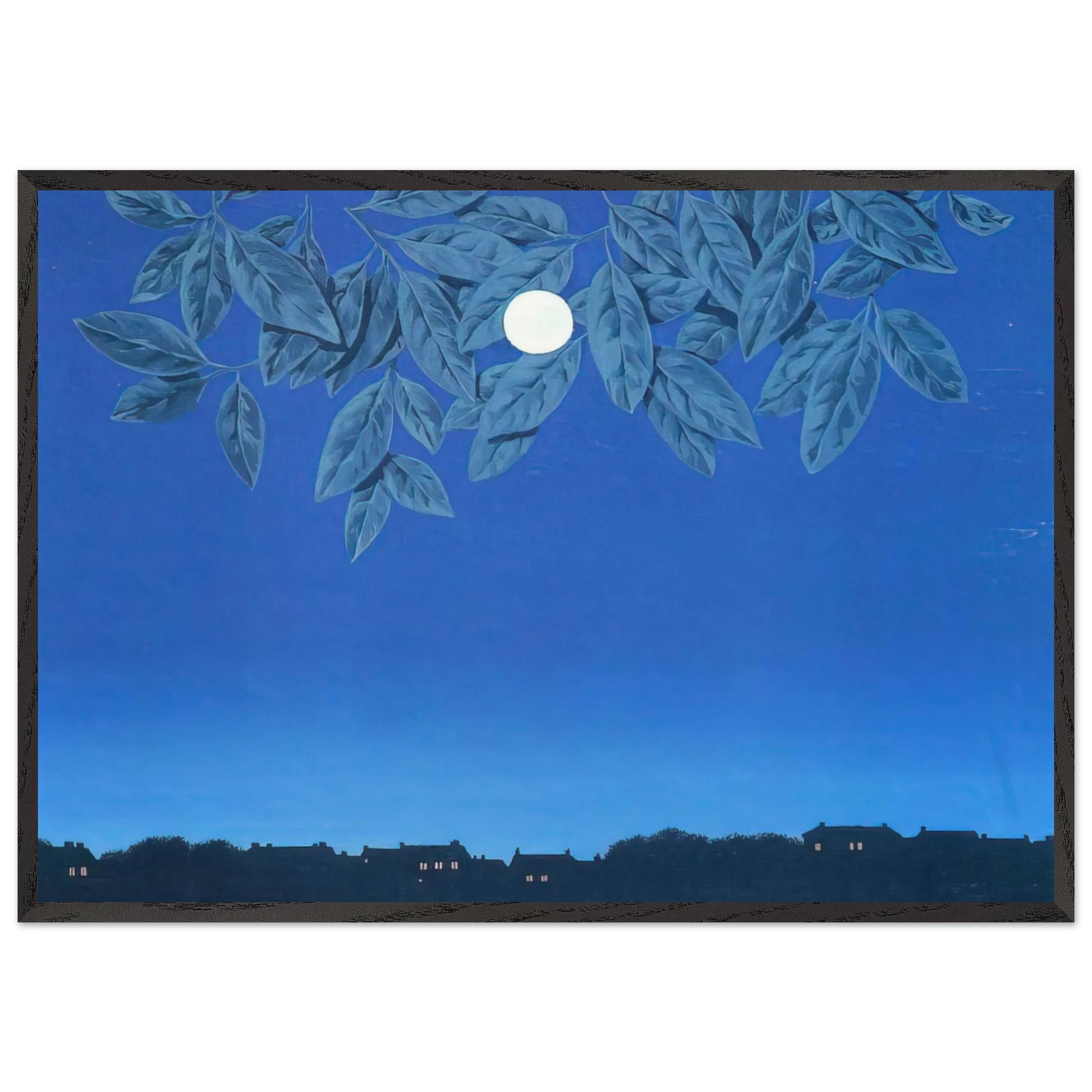 THE BLANK PAGE 1967 - Rene Magritte Framed Art Print – Black Wooden Frame - Default Title - -Framed Art Print