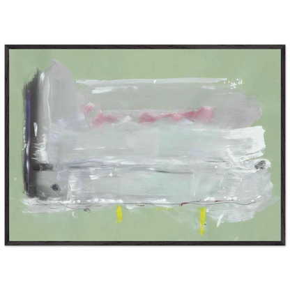 Helen Frankenthaler - Untitled - 1984 Wall art - 50x70 cm / 20x28 inches - Premium Wooden Framed Poster With Fine Art Paper-canvas - Black frame