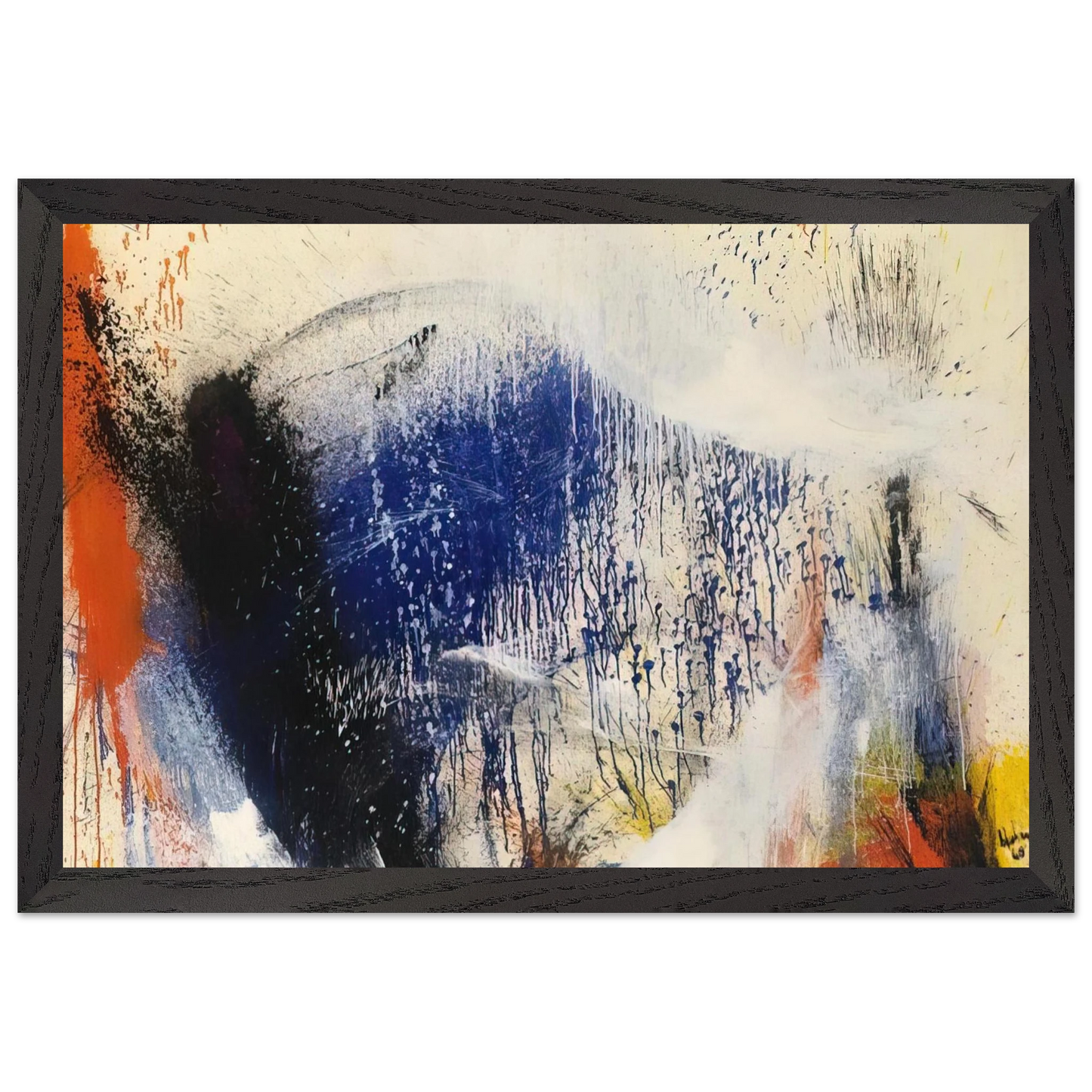 Helen Frankenthaler - Untitled - 1960 Wall art - 15x20 cm / 6x8 inches - Fine Art Poster - -