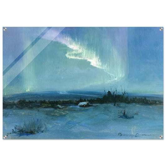 Northern Lights - Romanticism - Sydney Laurence Acrylic Print - 70x100 cm / 28x40″ inches