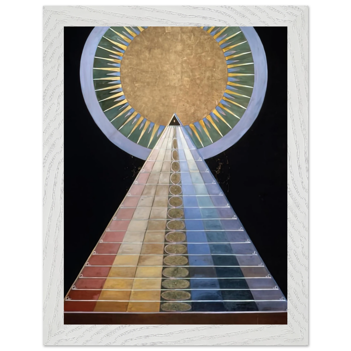 Hilma af Klint - ALTAR PAINTING 1915 Wall art - 40x50 cm / 16x20 Inches - Premium Wooden Framed Poster With Fine Art Paper - Black frame