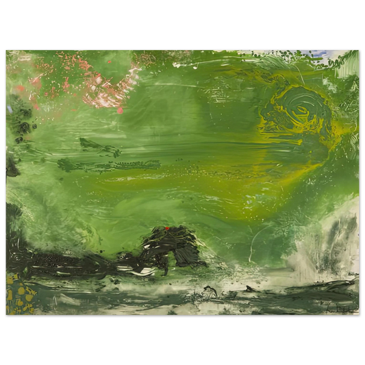 Helen Frankenthaler - Overture, 1992- Wall Art - 21x29.7 cm / 8x12" - Fine Art Poster - -