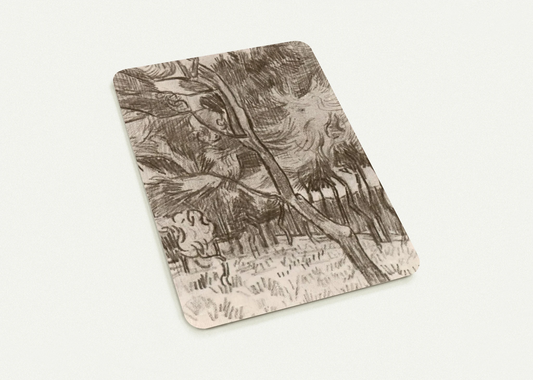 Pine Trees in the Garden of the Asylum By Vincent van Gogh Pack of 10 Post Cards | Vincent van Gogh Post Cards | A6 (10.5 x 14.8 cm) - 4.1 x 5.8 inches