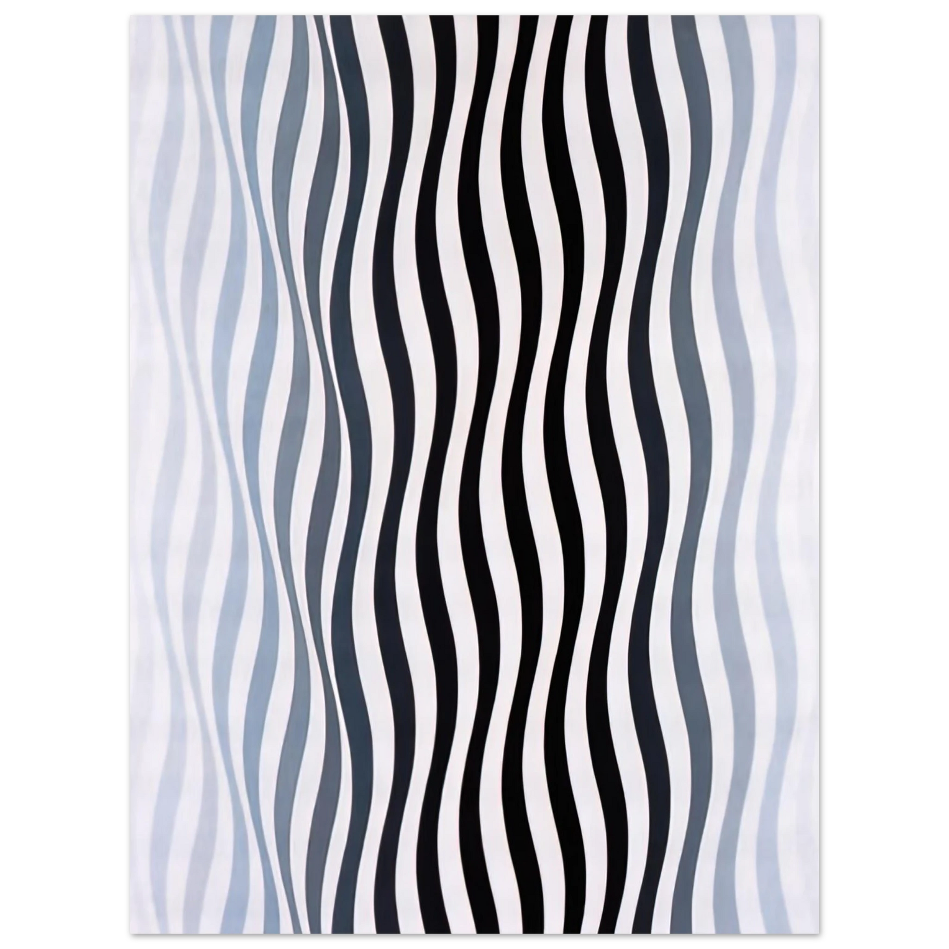 Bridget Riley - ARREST 1 1965 Fine Art Poster - Default Title