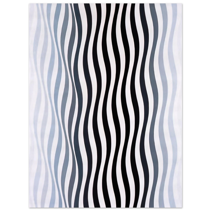 Bridget Riley - ARREST 1 1965  75x100 cm / 30x40inches Fine Art Poster