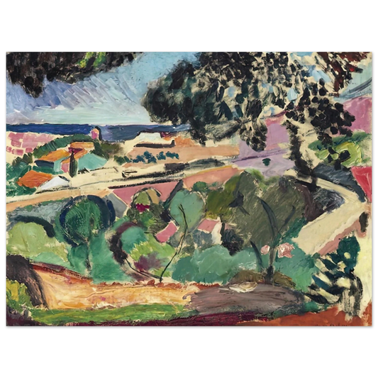 Henri Matisse - PAYSAGE DE COLLIOURE 1907 Fine Art Poster - Default Title