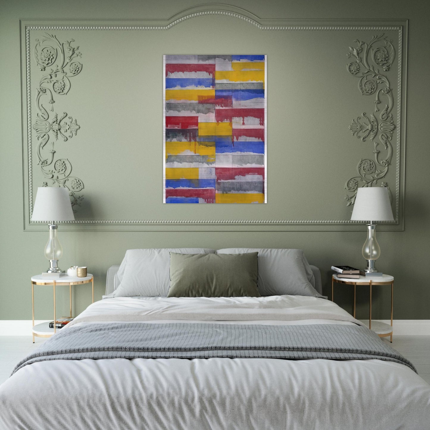 Window Study #3 - 1985 - Brice Marden Brushed Aluminum Print - 70x100 cm / 28x40 inches | Brice Marden Aluminum Print | Brice Marden Prints