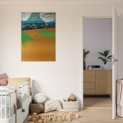 Paesaggio anemico - 1973 - Mario Schifano Brushed Aluminum Print - 70x100 cm / 28x40 inches | Mario Schifano Aluminum Print | Mario Schifano Prints