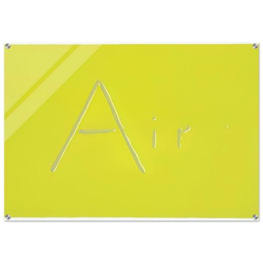 AIR 1969 - Edward Ruscha Acrylic Print - 70x100 cm / 28x40″ inches