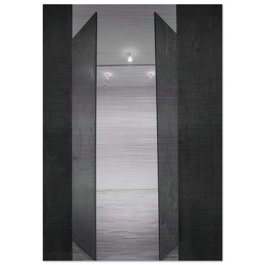 CIRCUIT II 1972 - Richard Serra Brushed Aluminum Print - 70x100 cm / 28x40 inches | Richard Serra Aluminum Print | Richard Serra Prints